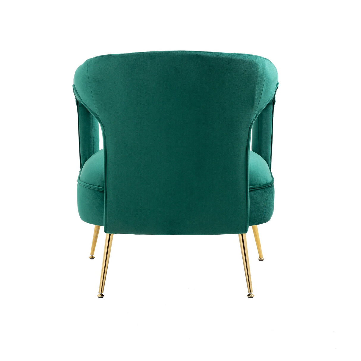 HOMEFUN Accent Chair ,leisure single chair with Golden feet