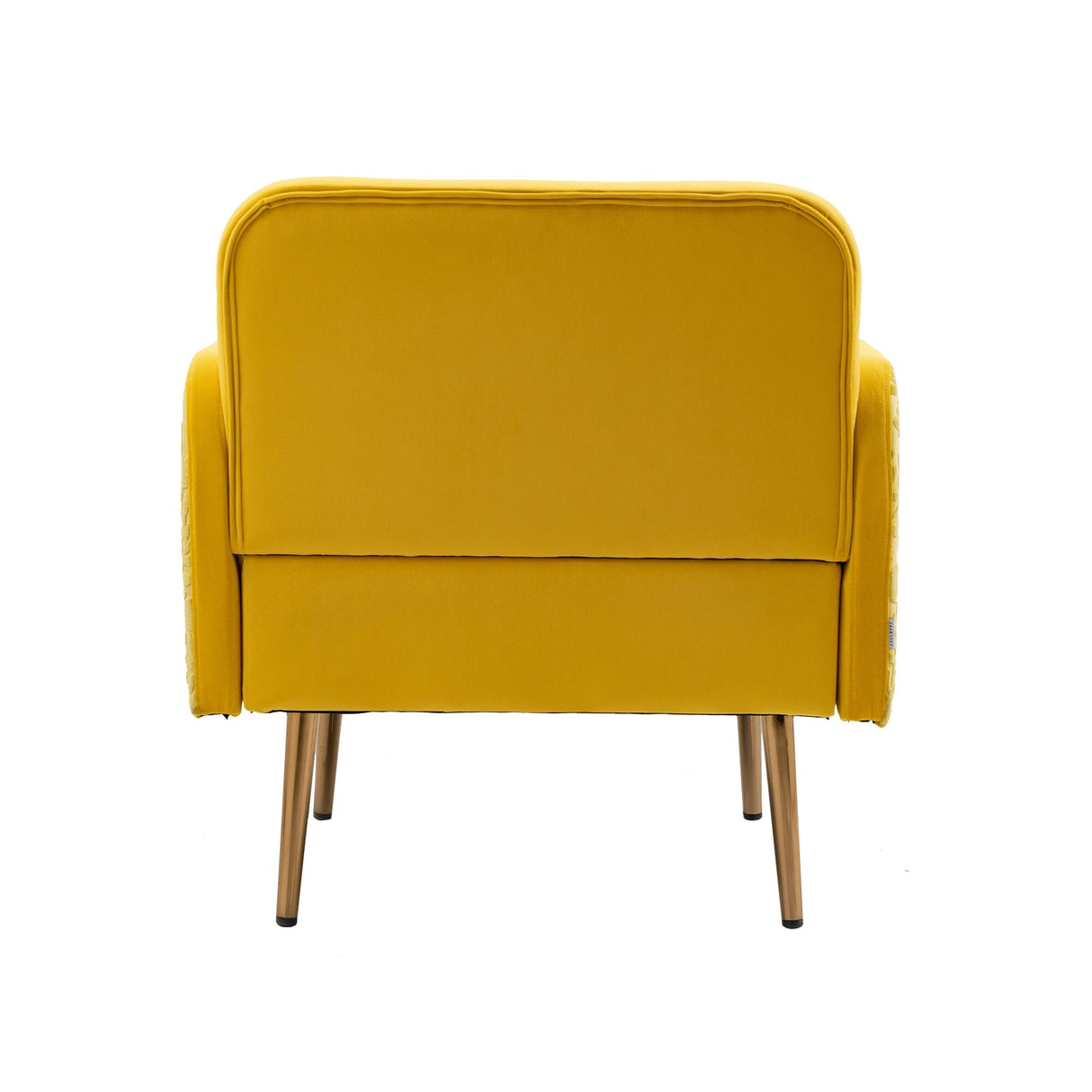 HOMEFUN Accent Chair ,leisure single chair with Golden feet