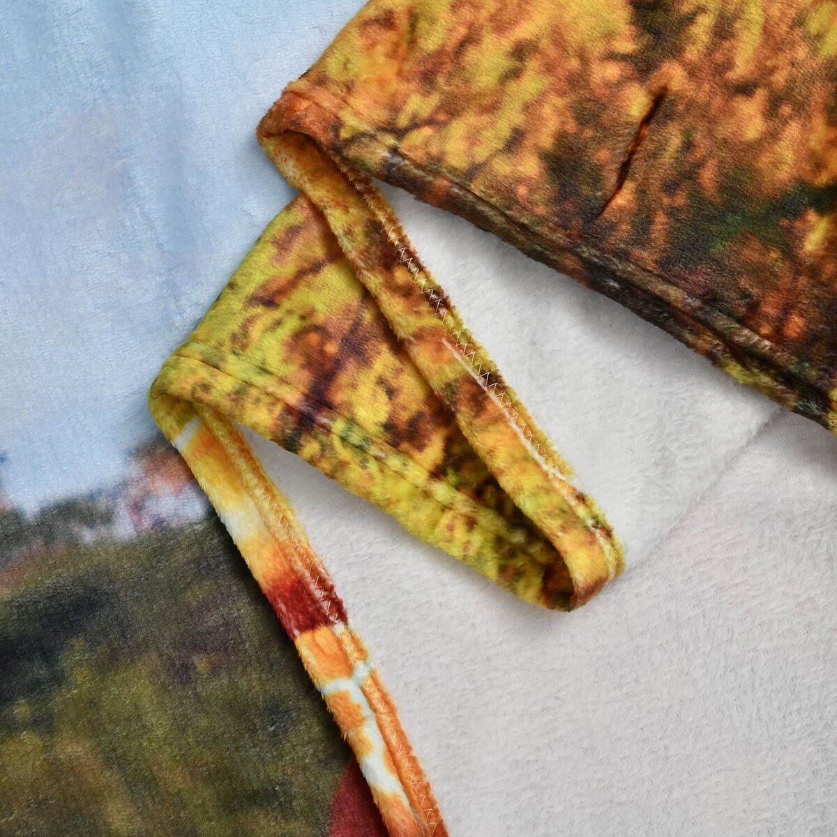 HOMESMART Digital Print Pattern Flannel Blanket Wrinkle Resistant