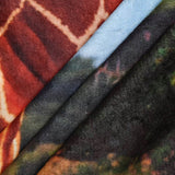 HOMESMART Digital Print Pattern Flannel Blanket Wrinkle Resistant