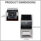 Shop lc HOMESMART Set of 2 Solar Motion Sensor Wall Light Home Outdoor Decorations - 3x1.97x6.69 inches