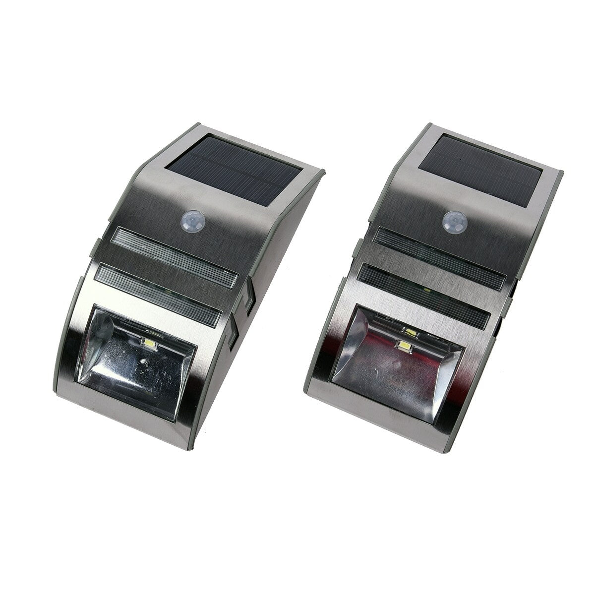 Shop lc HOMESMART Set of 2 Solar Motion Sensor Wall Light Home Outdoor Decorations - 3x1.97x6.69 inches