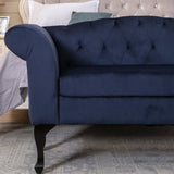 HOMYKA 53" Upholstered Small Loveseat Sofa with Rolled Arms