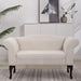 HOMYKA 53" Upholstered Small Loveseat Sofa with Rolled Arms