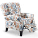 HOMYKA Polyested Upholstered Pushback Recliner Accent Chair Wingback Armchair