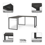 HON Basyx 59" L-Shape Corner Computer Desk