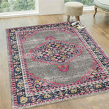 HR Modern Traditional Bohemian Rugs Faded Abstract Contemporary