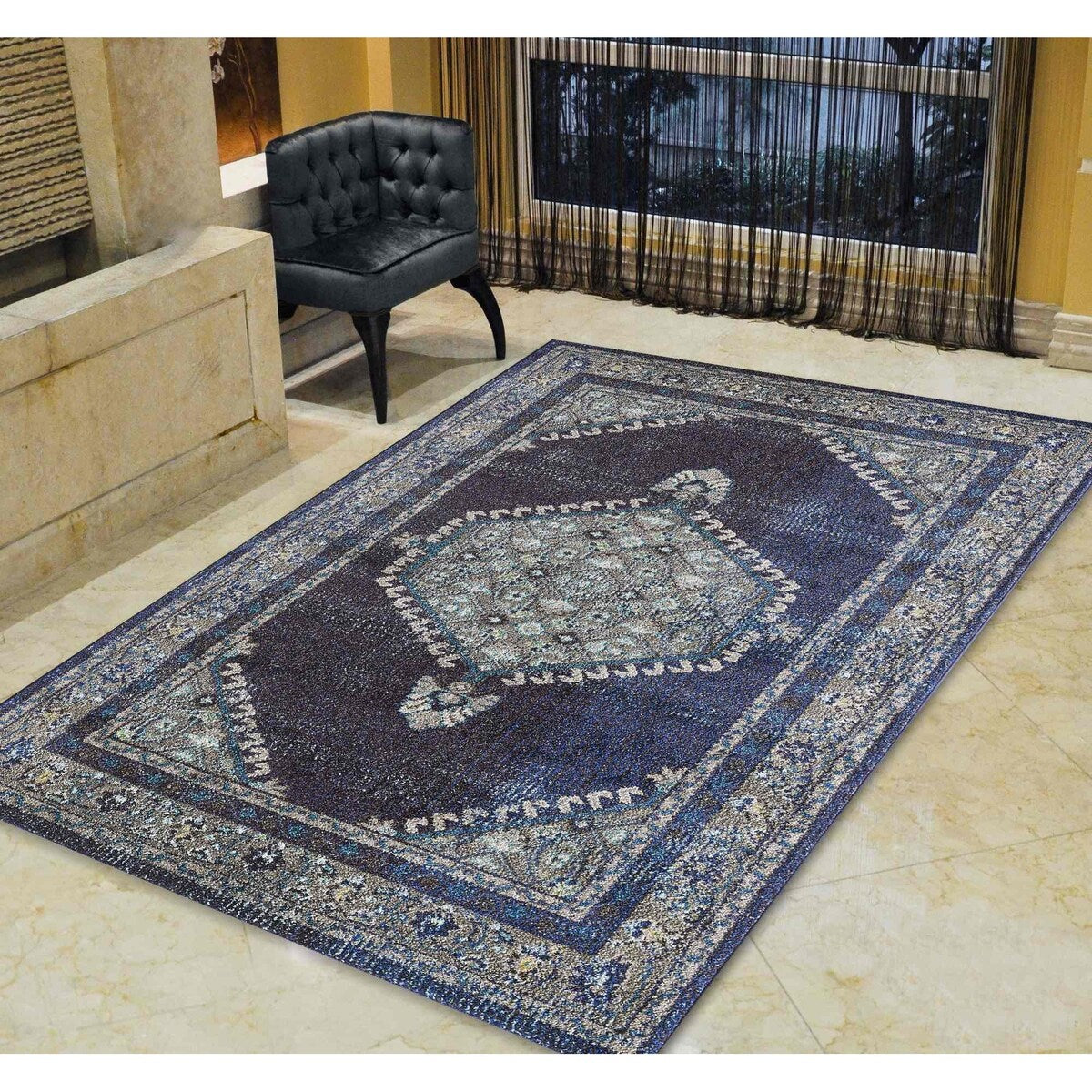 HR Modern Traditional Bohemian Rugs Faded Abstract Contemporary