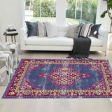 HR Modern Traditional Bohemian Rugs Faded Abstract Contemporary