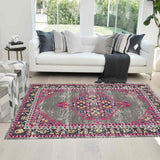 HR Modern Traditional Bohemian Rugs Faded Abstract Contemporary