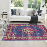 HR Modern Traditional Bohemian Rugs Faded Abstract Contemporary
