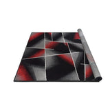 HR Square Pattern Area Rug Box Pattern Modern Carpet Comfy shed Free Stain Resistant