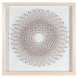 HUJI Abstract Brown String Art Shadow Box Wall Decor Handmade Wall Art For Bathroom Bedroom Living room Office