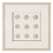 HUJI Handmade Pearlescent Sea Shell Shadow Box Wall Decor for Bathroom Bedroom - N/A