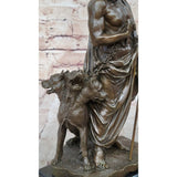 Hades Pluto Cerberus 3 Headed Imitative Dog Bronze Metal Statue Sculpture Greek Mythology