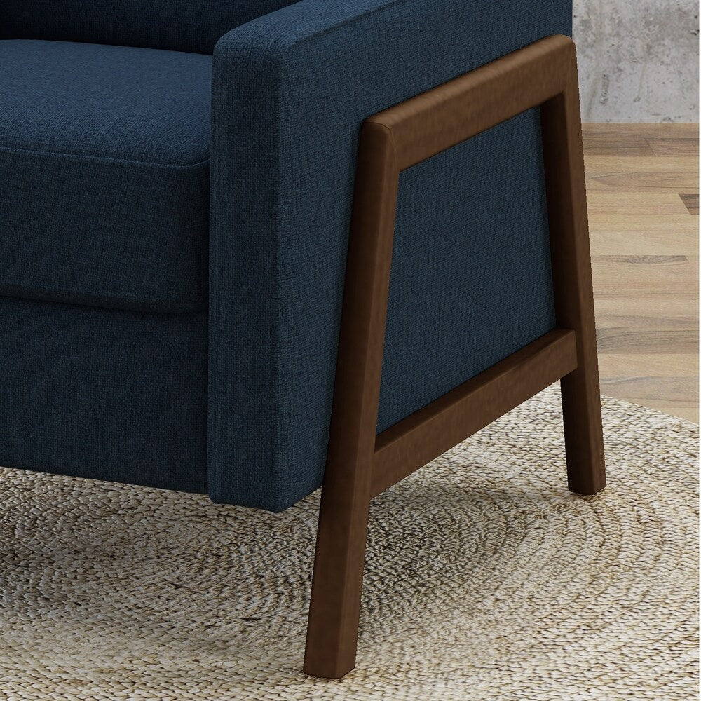 Hadrian Mid Century Modern Fabric Recliner by Christopher Knight Home