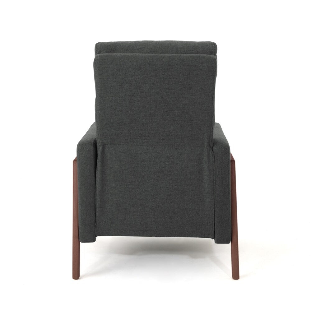Hadrian Mid Century Modern Fabric Recliner by Christopher Knight Home