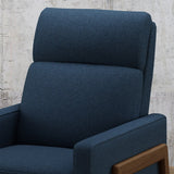 Hadrian Mid Century Modern Fabric Recliner by Christopher Knight Home