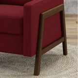 Hadrian Mid Century Modern Fabric Recliner by Christopher Knight Home