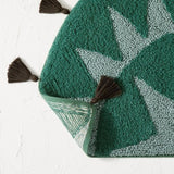 Half Moon Bath Rug in Green