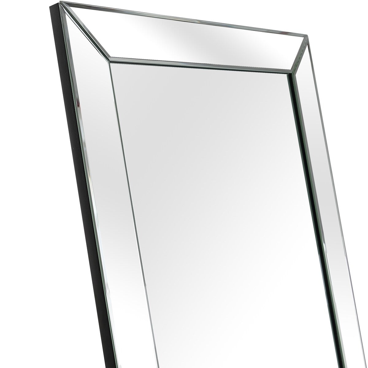Halifax Long Beveled Edge Freestanding Mirror - Clear