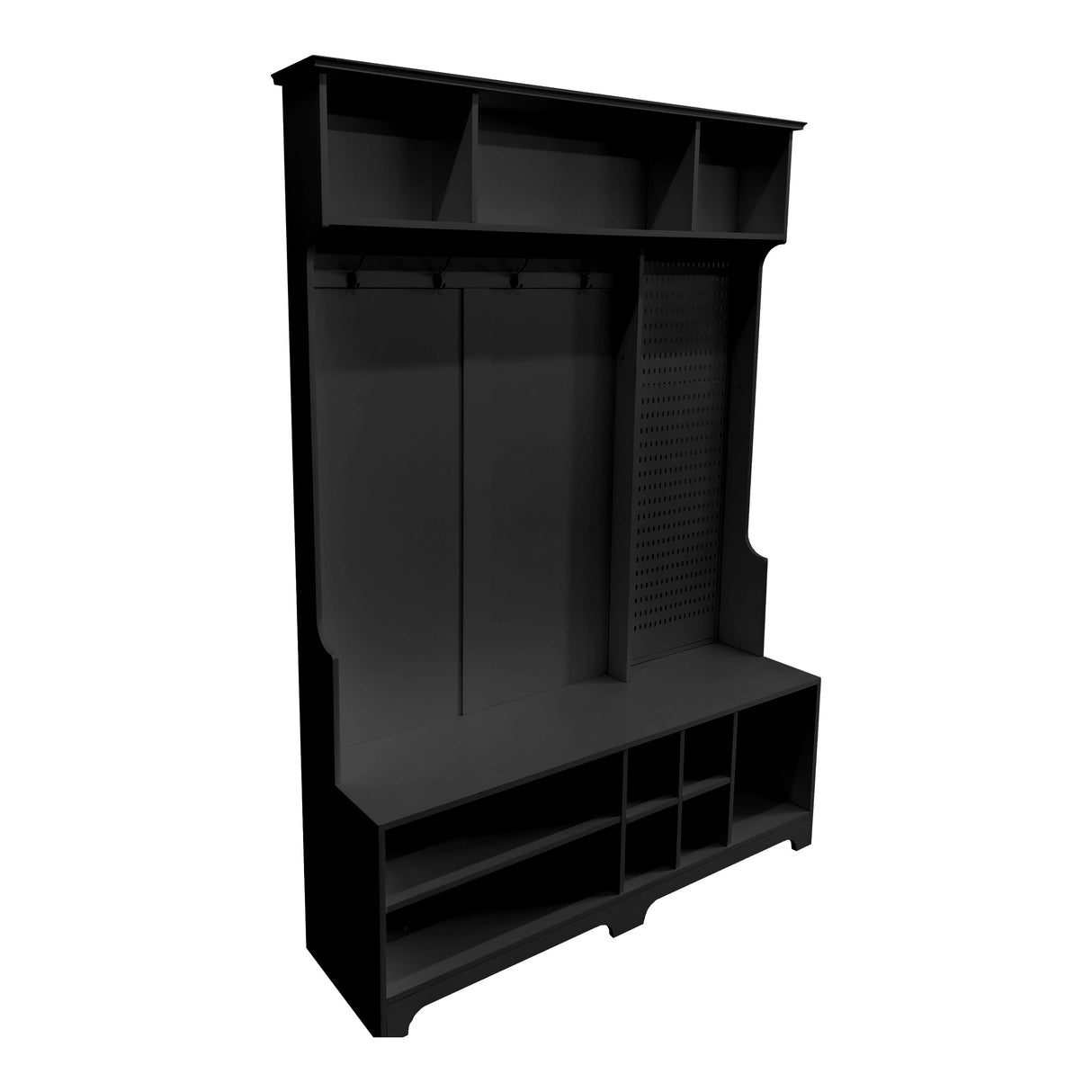 Hall Tree Entryway Bench with Shoe Bench