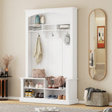 Hall Tree with Bench and Shoe Storage