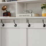 Hall Tree with Coat Rack, Bench, Drawers