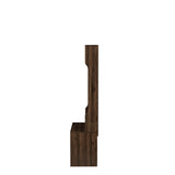 Hall Tree with Coat Rack, Bench, Drawers