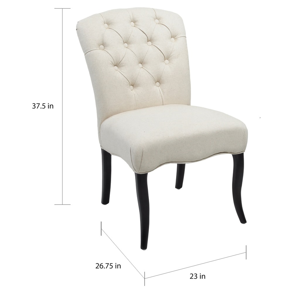 Hallie Fabric Dining Chair (Set of 2) by Christopher Knight Home