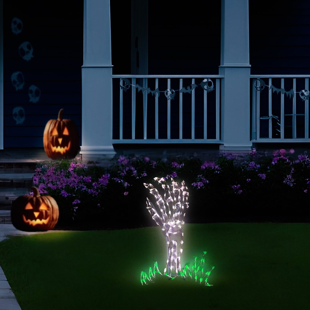 Halloween LED Skeleton Hand 37 inches