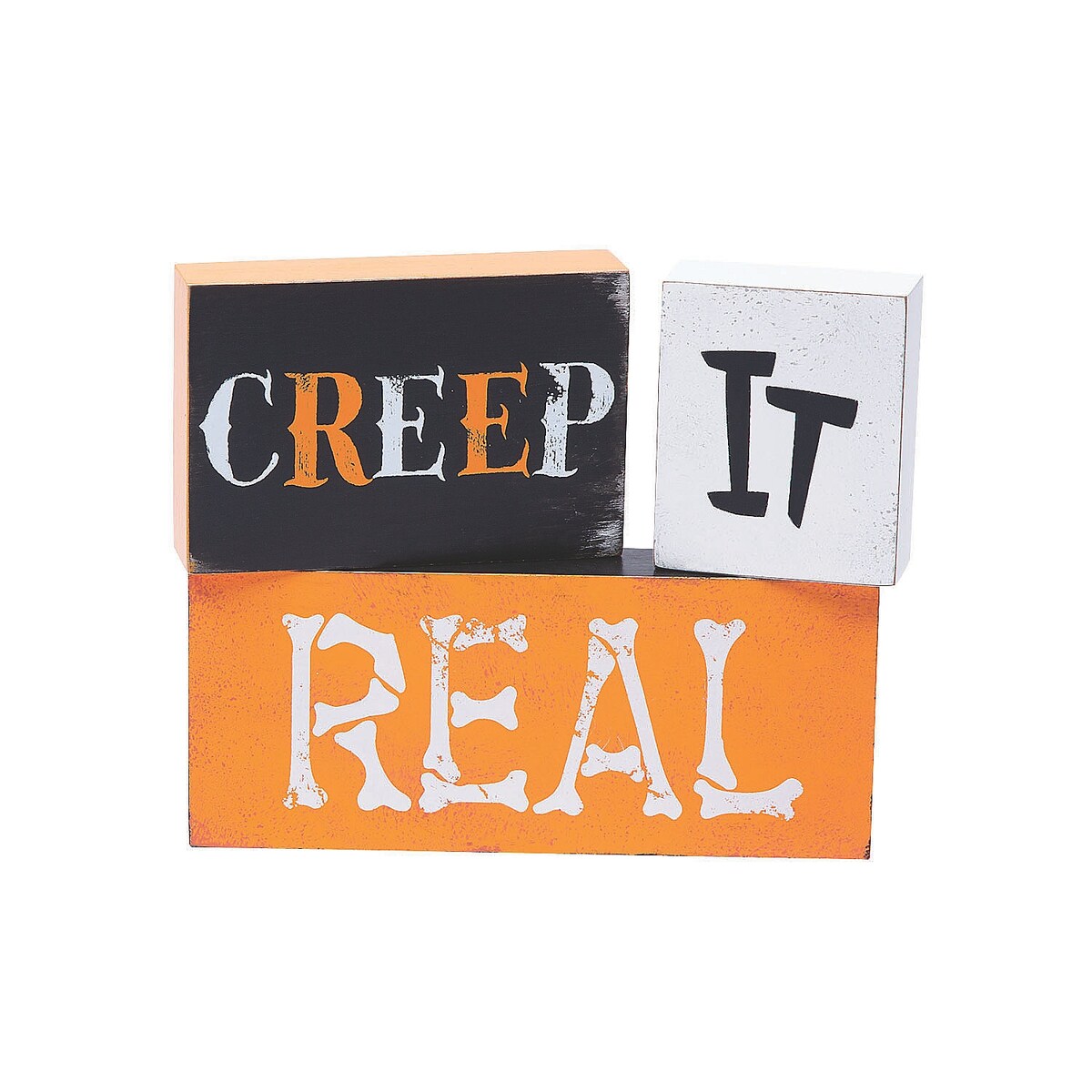 Halloween Tabletop Blocks, Halloween, Home Decor, Home Accents, 3 Pieces