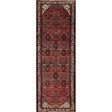 Hamadan Traditional Persian Handmade Wool Rug Tribal Carpet - 10'10" x 3'10" Runner