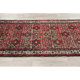 Hamadan Traditional Persian Handmade Wool Rug Tribal Carpet - 10'10" x 3'10" Runner