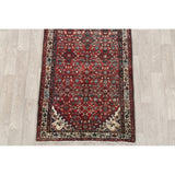 Hamadan Traditional Persian Handmade Wool Rug Tribal Carpet - 10'10" x 3'10" Runner