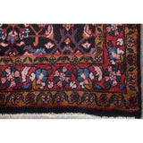 Hamedan All-Over Geometric Handmade Wool Persian Oriental Rug - 16'2" x 3'7" Runner