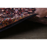 Hamedan All-Over Geometric Handmade Wool Persian Oriental Rug - 16'2" x 3'7" Runner