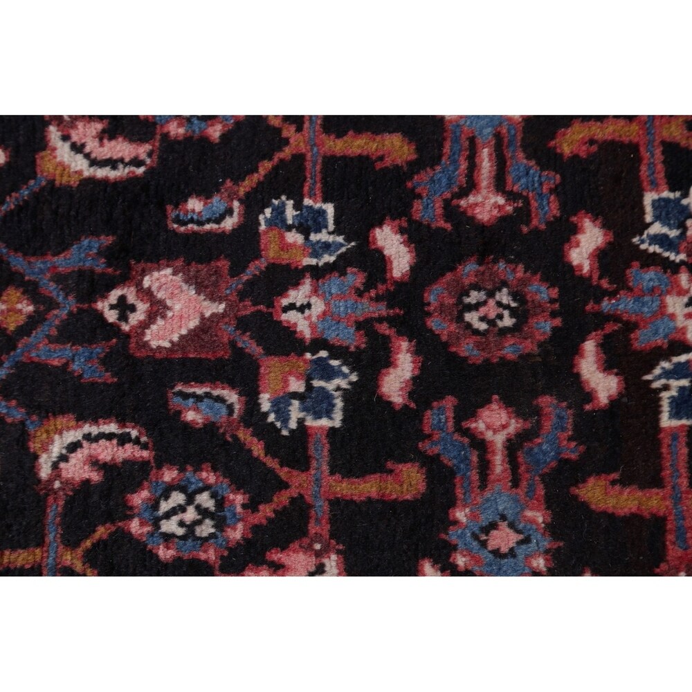 Hamedan All-Over Geometric Handmade Wool Persian Oriental Rug - 16'2" x 3'7" Runner