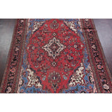 Hamedan Geometric Handmade Wool Persian Oriental Area Rug - 10'0" x 6'9"