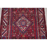 Hamedan Geometric Handmade Wool Persian Oriental Rug - 9'3" x 3'9" Runner