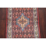 Hamedan Geometric Handmade Wool Persian Rug - 6'1" x 2'9" Runner