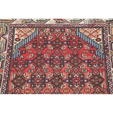 Hamedan Geometric Handmade Wool Persian Rug - 6'1" x 2'9" Runner