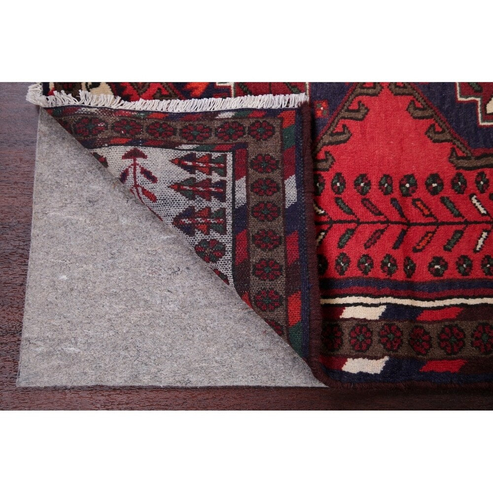 Hamedan Oriental Hand Knotted Persian Tribal Wool Area Rug - 4'9" x 3'3"