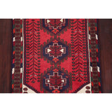 Hamedan Oriental Hand Knotted Persian Tribal Wool Area Rug - 4'9" x 3'3"