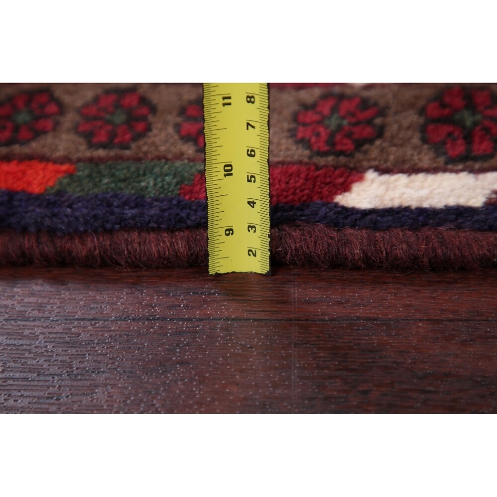 Hamedan Oriental Hand Knotted Persian Tribal Wool Area Rug - 4'9" x 3'3"