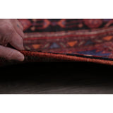 Hamedan Tribal Geometric Hand-Knotted Wool Persian Oriental Area Rug - 7'5" x 4'11"