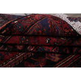 Hamedan Tribal Geometric Hand-Knotted Wool Persian Oriental Area Rug - 7'5" x 4'11"