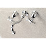Kingston Brass Hamilton 3-Hole Wall Mount Roman Tub Faucet