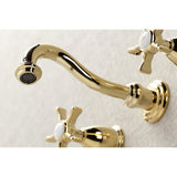 Kingston Brass Hamilton 3-Hole Wall Mount Roman Tub Faucet