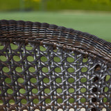 Hamilton Outdoor 3-Piece Wicker Stacking Chair Chat Set by Christopher Knight Home